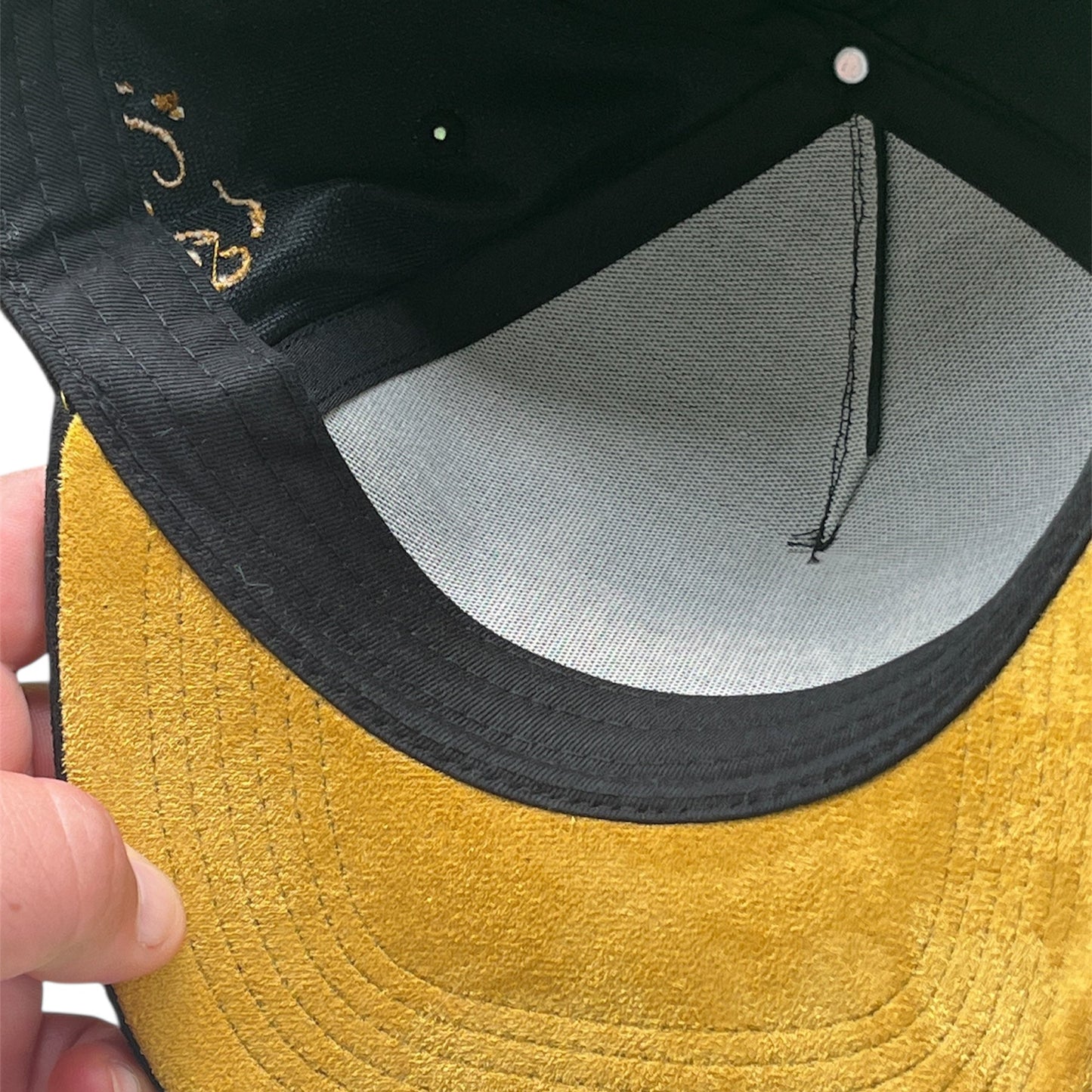 Black Suede Civ Hat