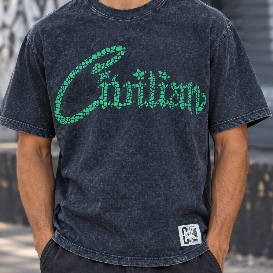 Civilian Core acid wash tee by NotACivilian