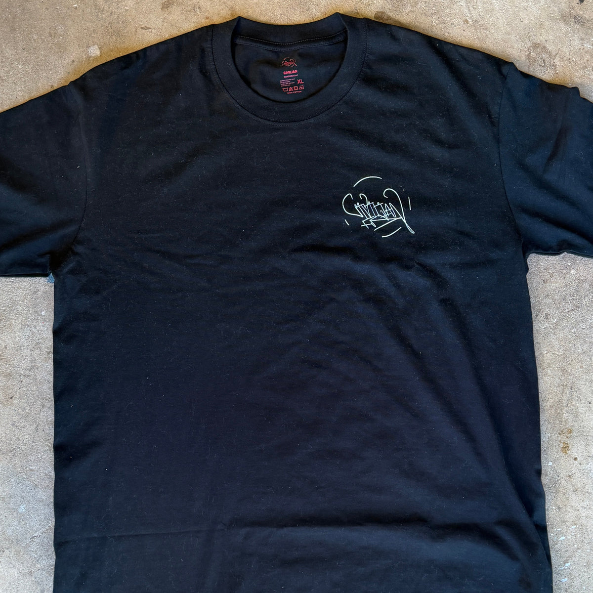 Gordo Graff gator graffiti tee by NotACivilian, view 2