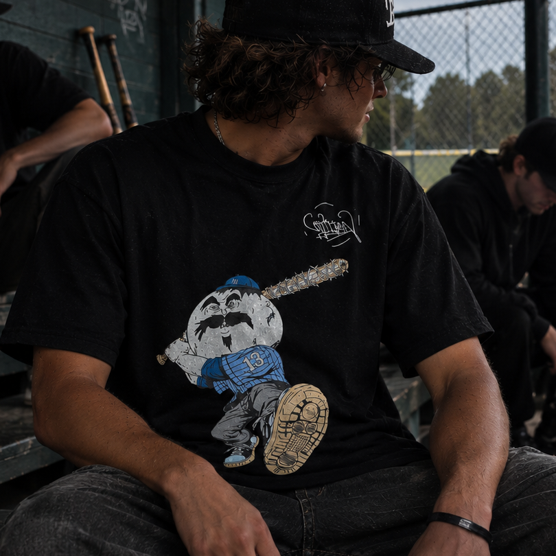 Wrong Side Of The Dugout tee by NotACivilian, view 3