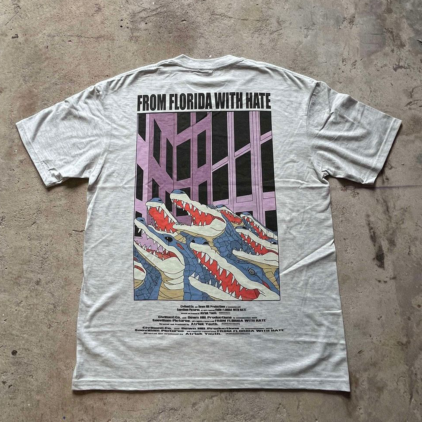 FROM FLORIDA WITH HATE (Premium Cotton Shirt)